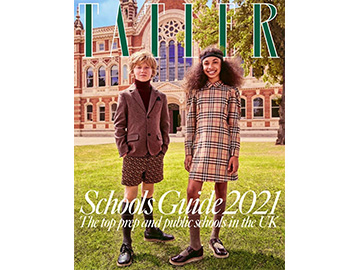 Students on the front cover of Tatler magazine.