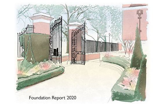 Front cover of Foundation Report 2020.