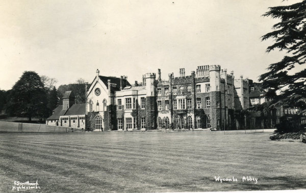 Photograph of Wycombe Abbey, where staff and students evacuated during the war.