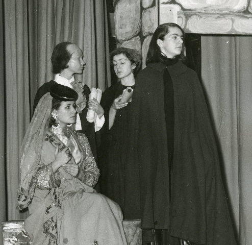 Performance of Brecht’s ‘Caucasian Chalk Circle’ by students in 1966.