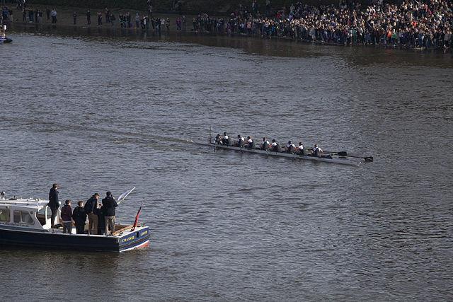 Oxford boat race in 2015.