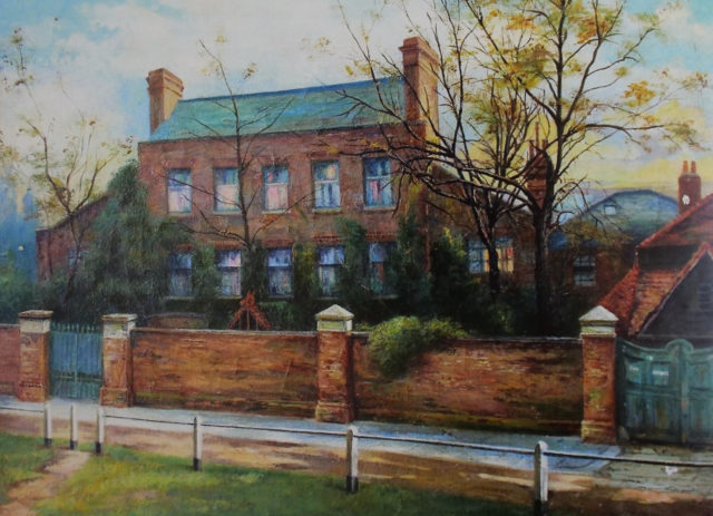 A possible painting of The Grange, a building situated on the site of St Paul's before the school was built.