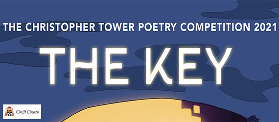 Logo of the Christopher Tower Poetry Competition 2021, run by Christ Church College Oxford.