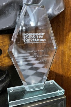 The Green Award on the Marble