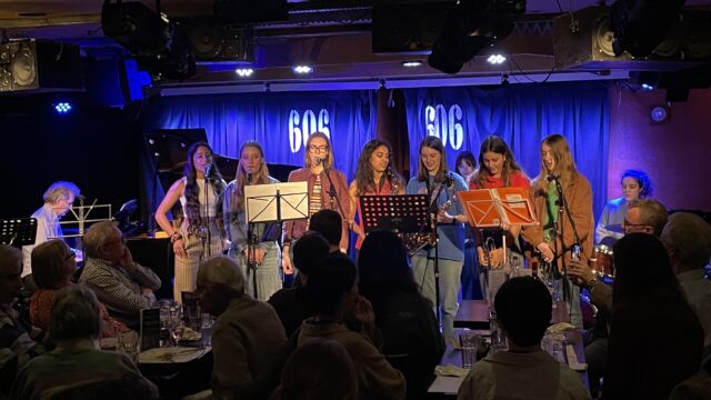 Students performing at 606 Club in Chelsea