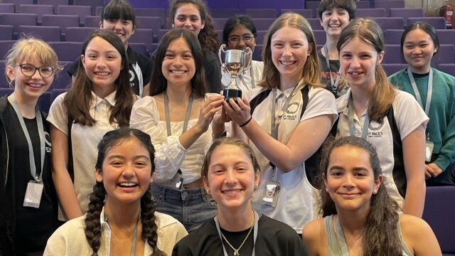 Middle School Choir with Richmond Festival Cup