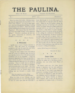 Paulina magazine 1904 front cover